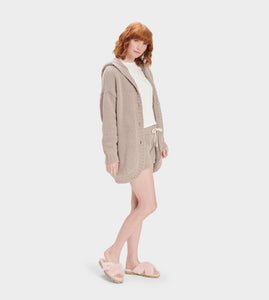 Women's Hooded Cashmere Cardigan