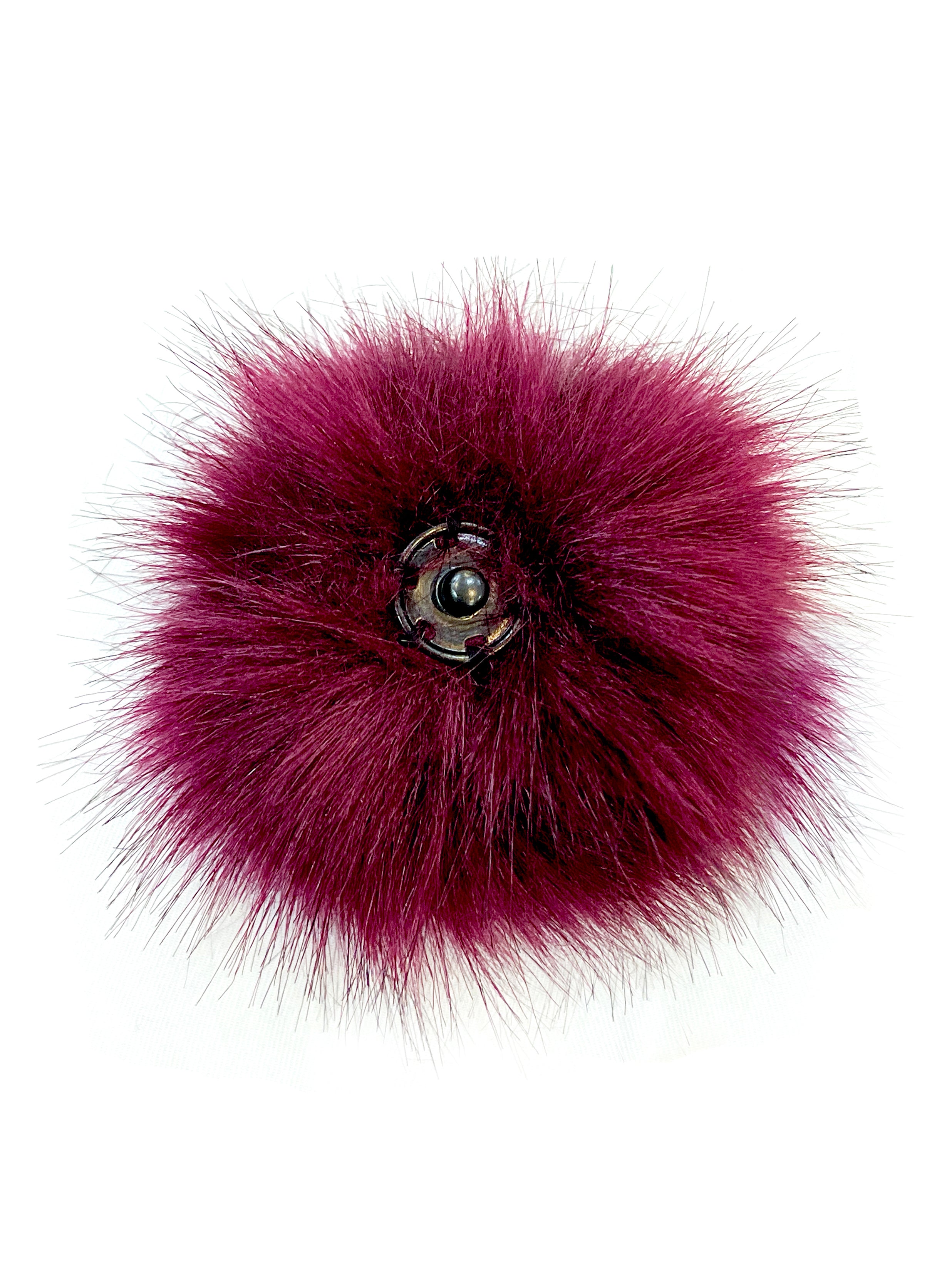 The Pom Hat - Black/Berry