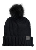 Load image into Gallery viewer, The Pom Hat - Black/Black
