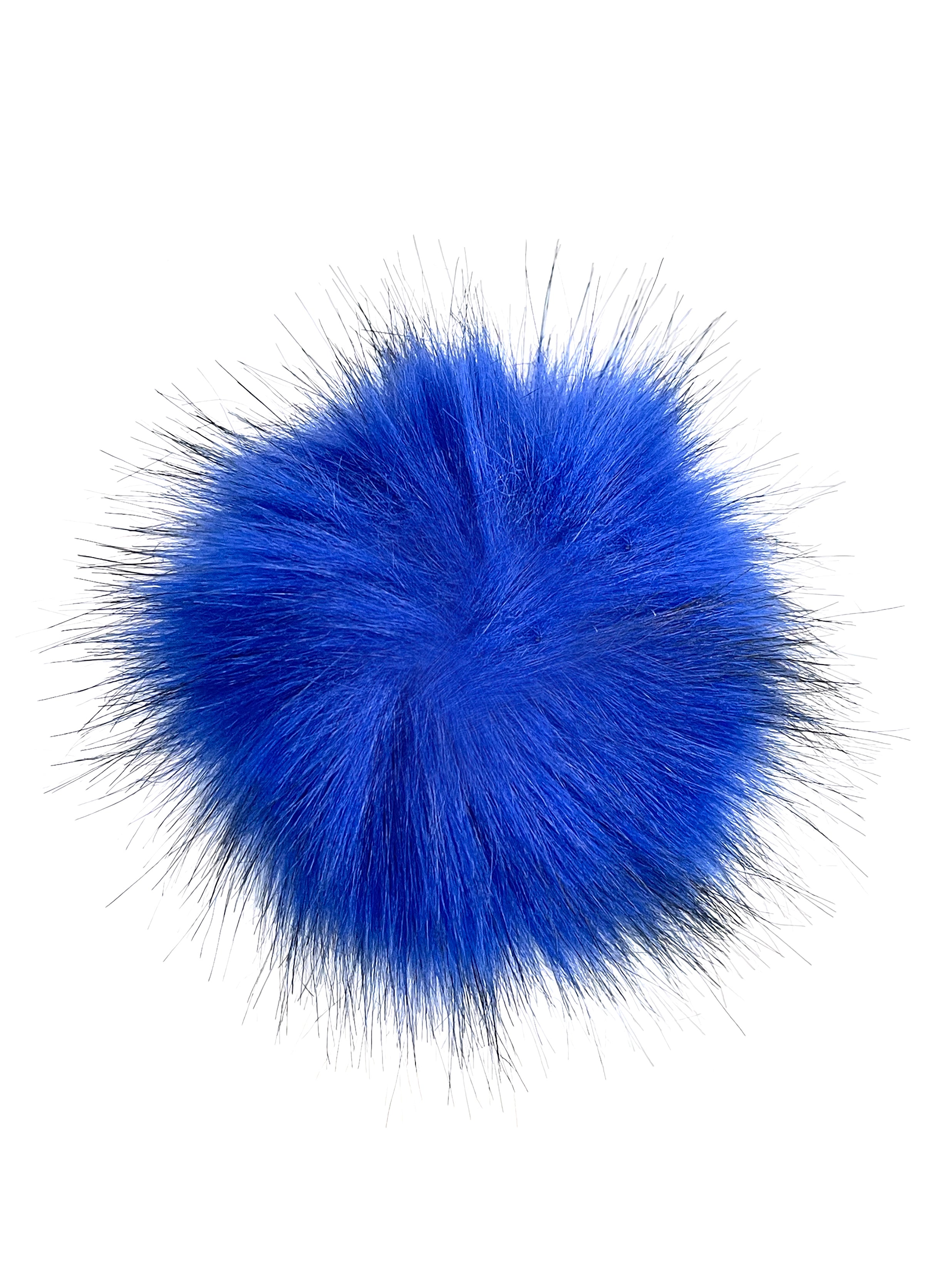 The Pom Hat - Black/Royal Blue