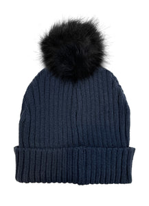 The Pom Hat - Navy/Black