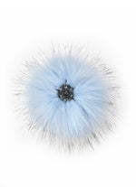 Load image into Gallery viewer, The Pom Hat - Ivory/Periwinkle
