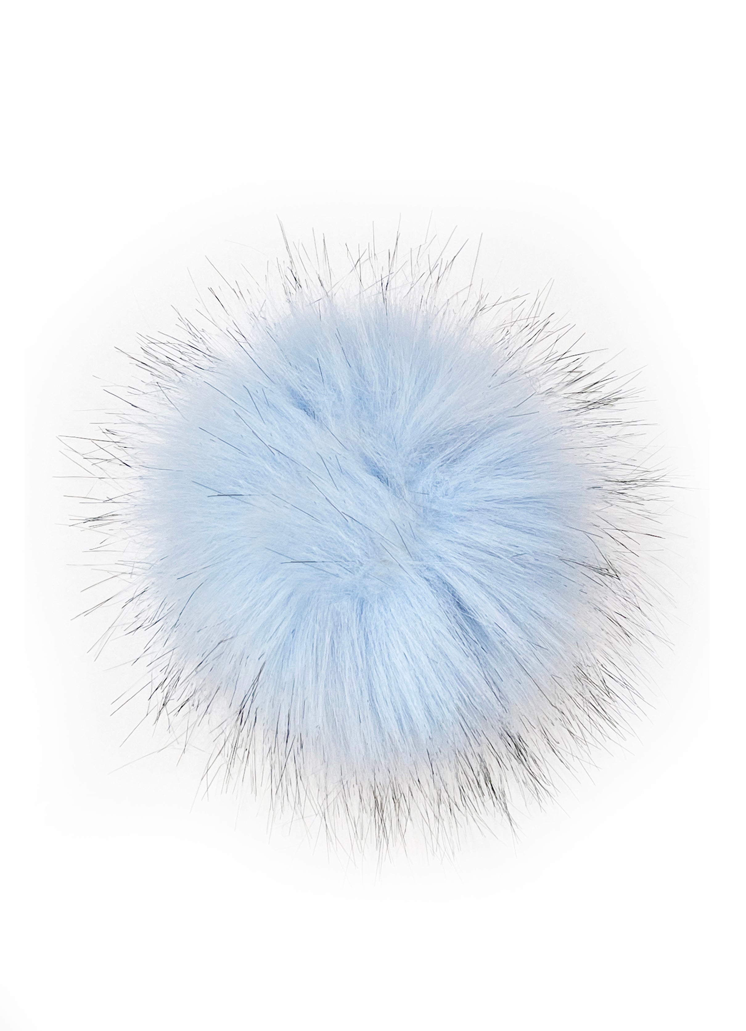 The Pom Hat - Ivory/Periwinkle