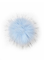 Load image into Gallery viewer, The Pom Hat - Ivory/Periwinkle
