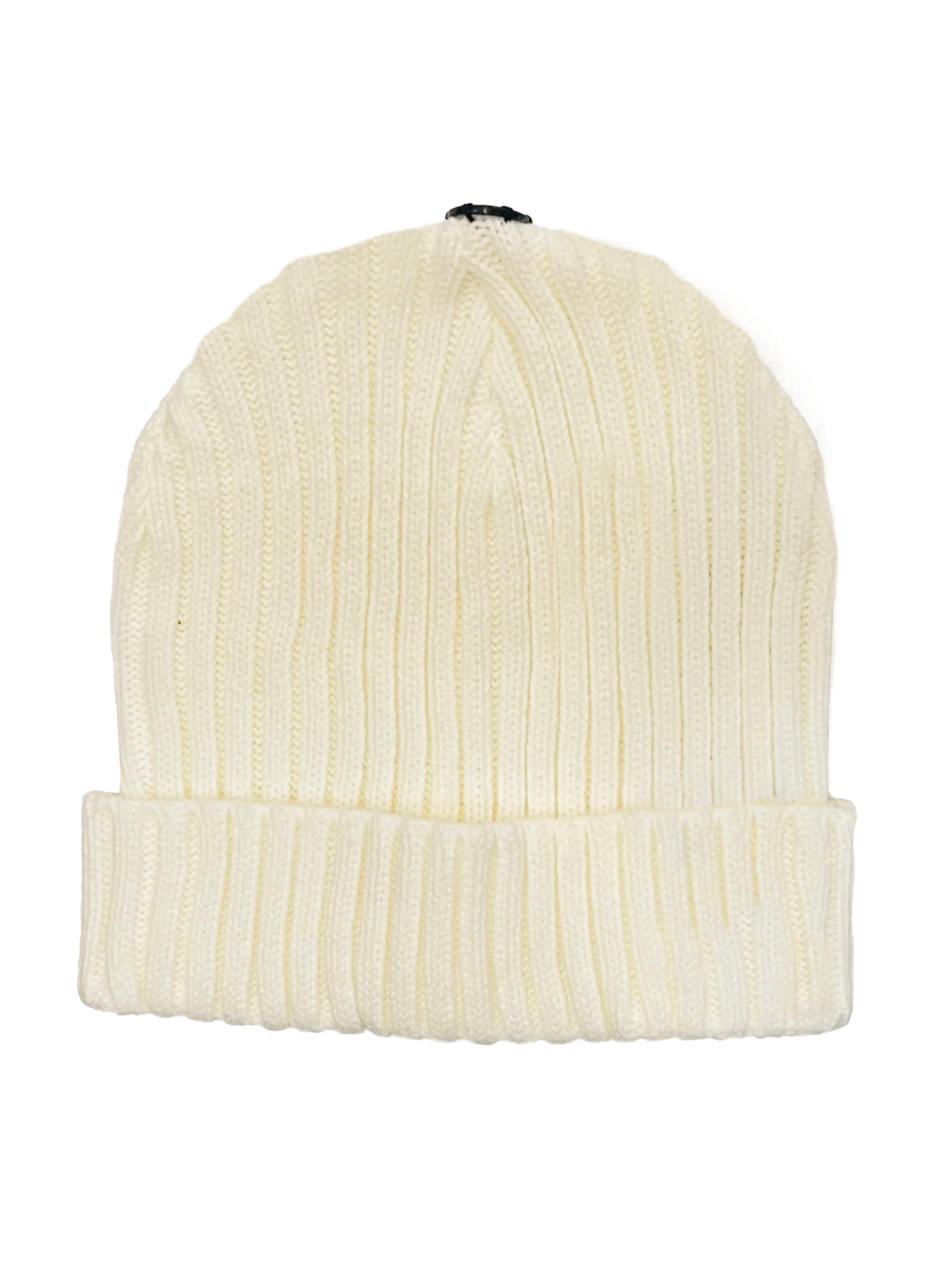 The Pom Hat - Ivory/Periwinkle