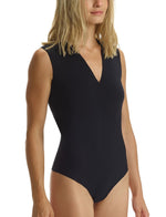 Load image into Gallery viewer, Commando Butter V-Neck Sleeveless Bodysuit
