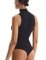 Load image into Gallery viewer, Commando Ballet Mockneck Sleeveless Bodysuit Thong
