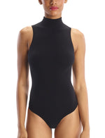 Load image into Gallery viewer, Commando Ballet Mockneck Sleeveless Bodysuit Thong
