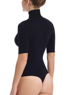 Load image into Gallery viewer, Commando Ballet Short Sleeve Turtleneck Bodysuit
