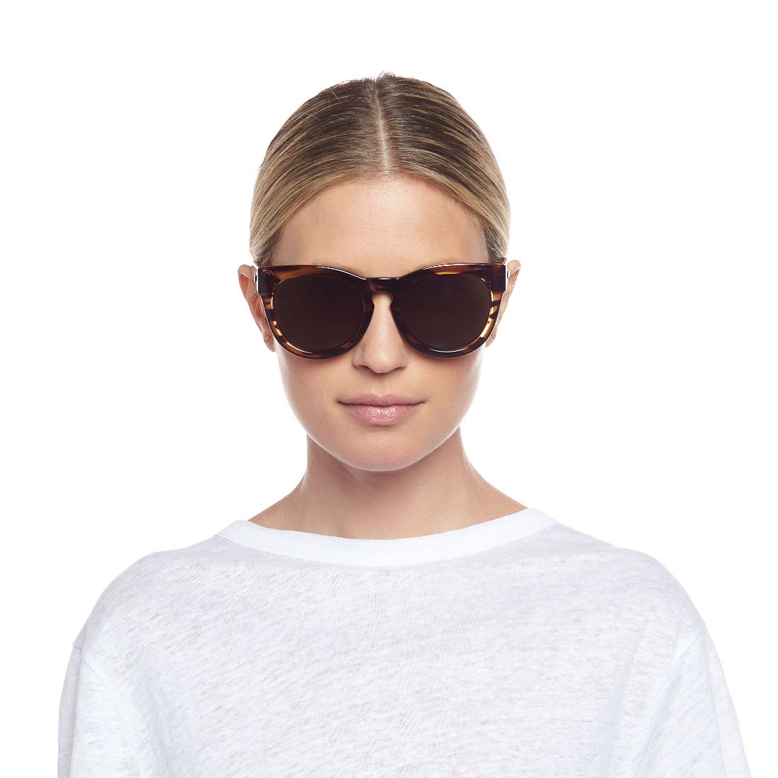 Le Specs Jealous Games Sunnies - Streaky Tort