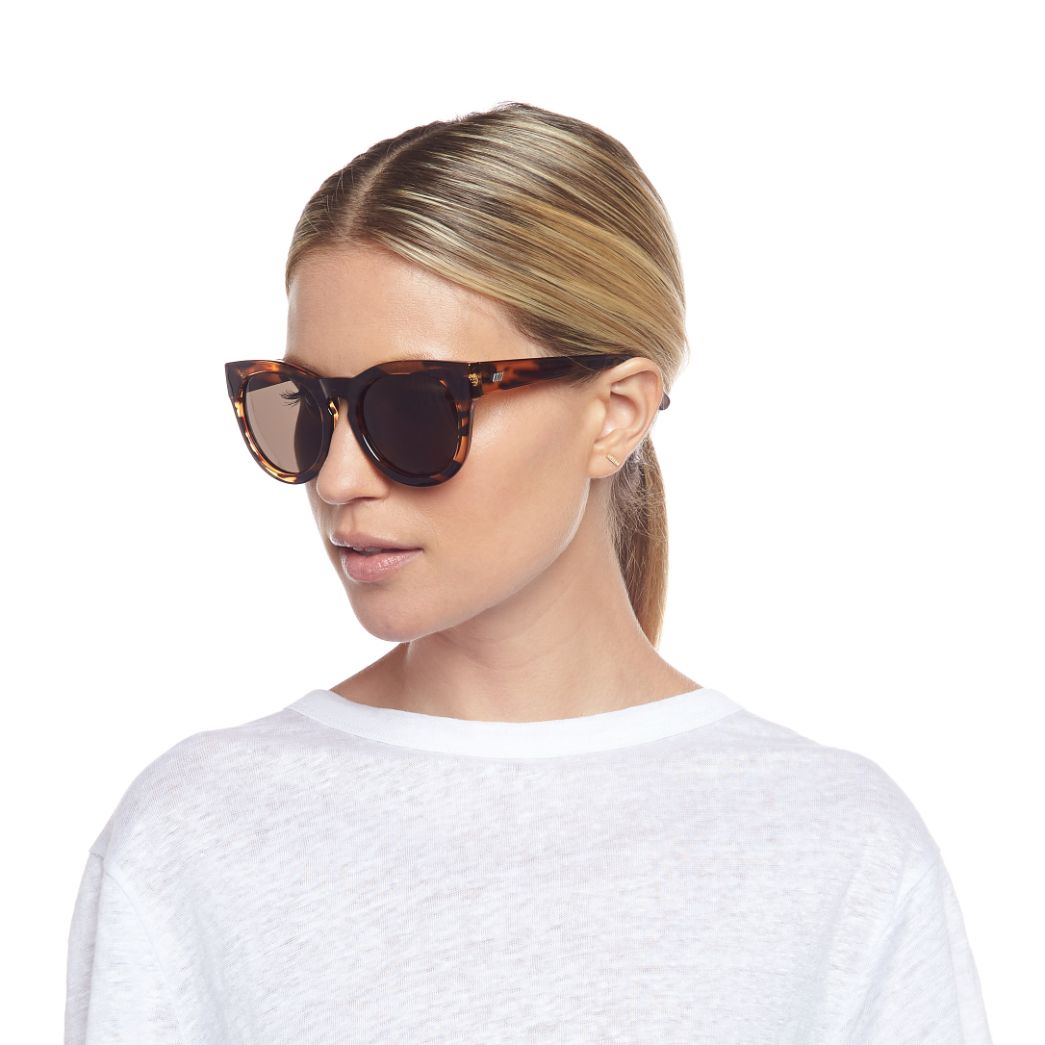 Le Specs Jealous Games Sunnies - Streaky Tort