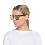 Load image into Gallery viewer, Le Specs Swizzle Sunnies - Matte Tort Gold Mirror
