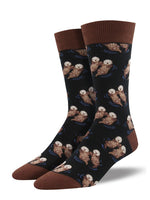 Load image into Gallery viewer, Socksmith Men&#39;s &quot;Significant Otter&quot; Crew Socks

