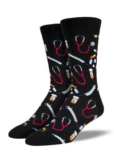 Socksmith Men's "Meds" Crew Socks