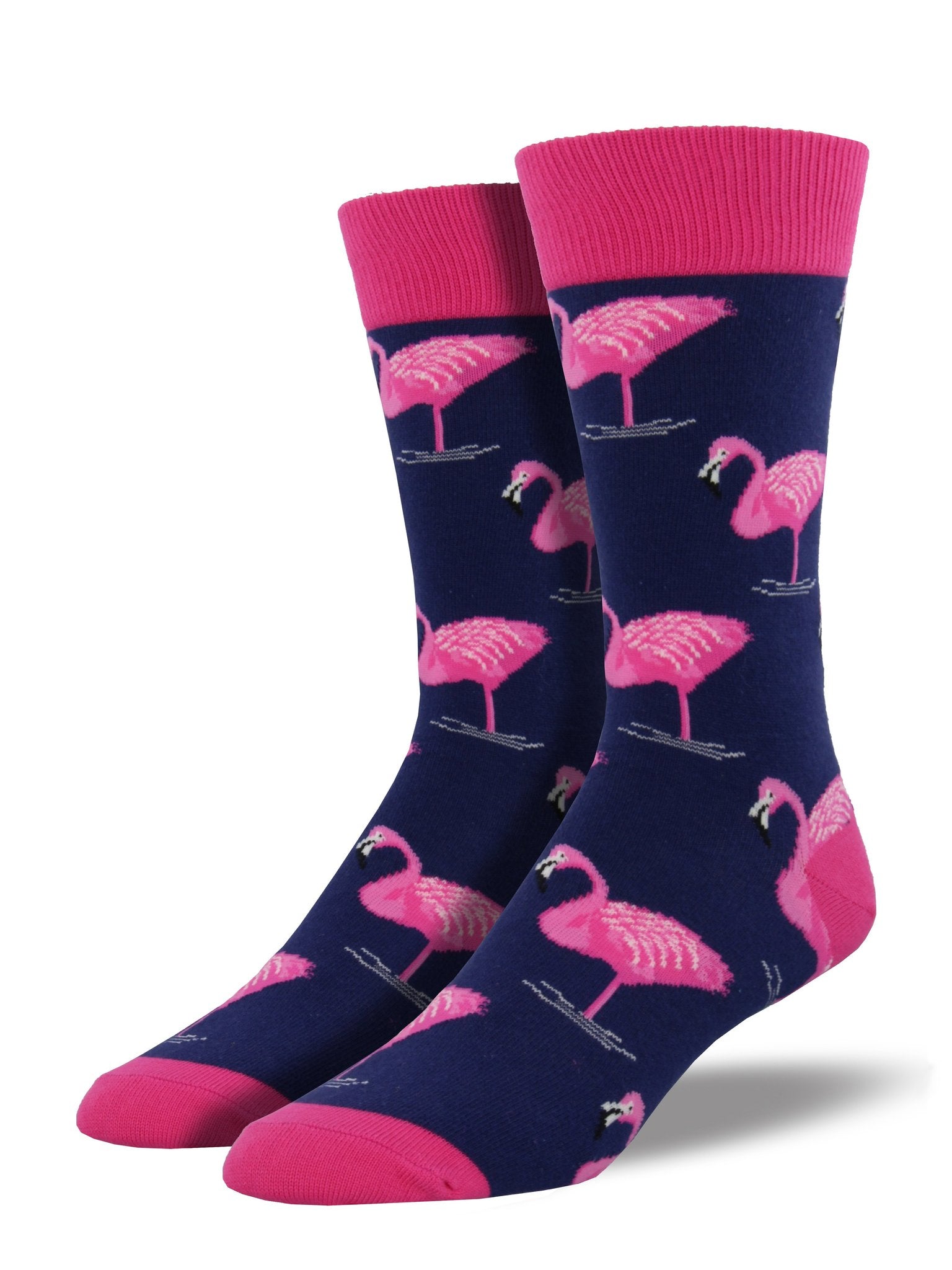 Socksmith Men's "Flamingo" Crew Socks