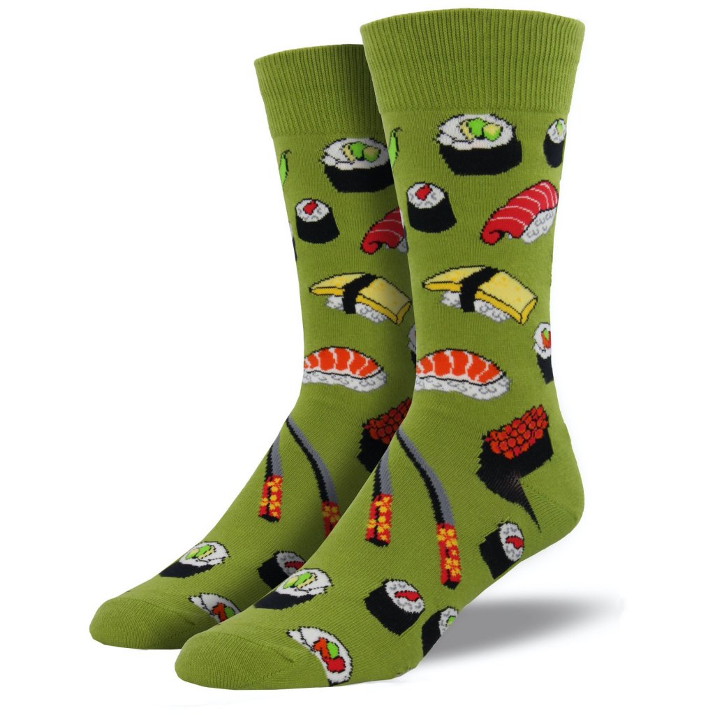 Socksmith Men's "Sushi" Crew Socks