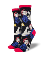 Load image into Gallery viewer, Socksmith Women&#39;s &quot;Rosie&quot; Crew Socks
