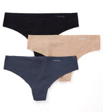 Load image into Gallery viewer, Calvin Klein Invisibles 3-Pack Seamless Thong
