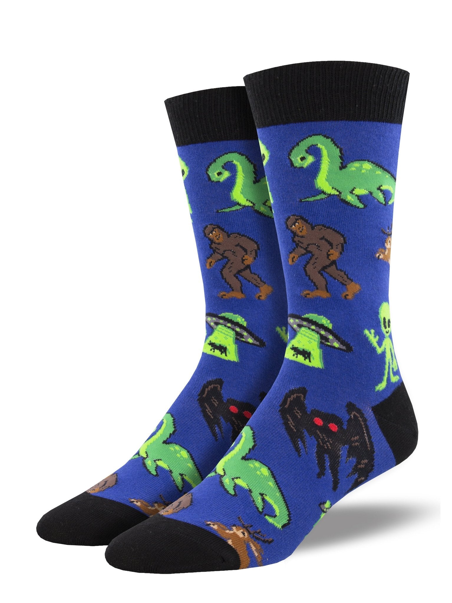 Socksmith Men's "Cryptids" Crew Socks