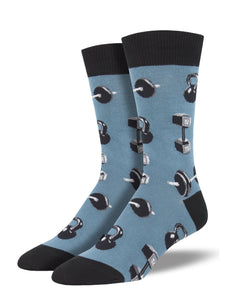 Socksmith Men's "Do You Even Lift, Bro?" Crew Socks