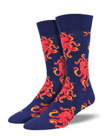 Load image into Gallery viewer, Socksmith Men&#39;s &quot;Socktopus&quot; Crew Socks
