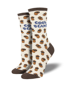 Socksmith Women's "Cool Bean" Crew Socks