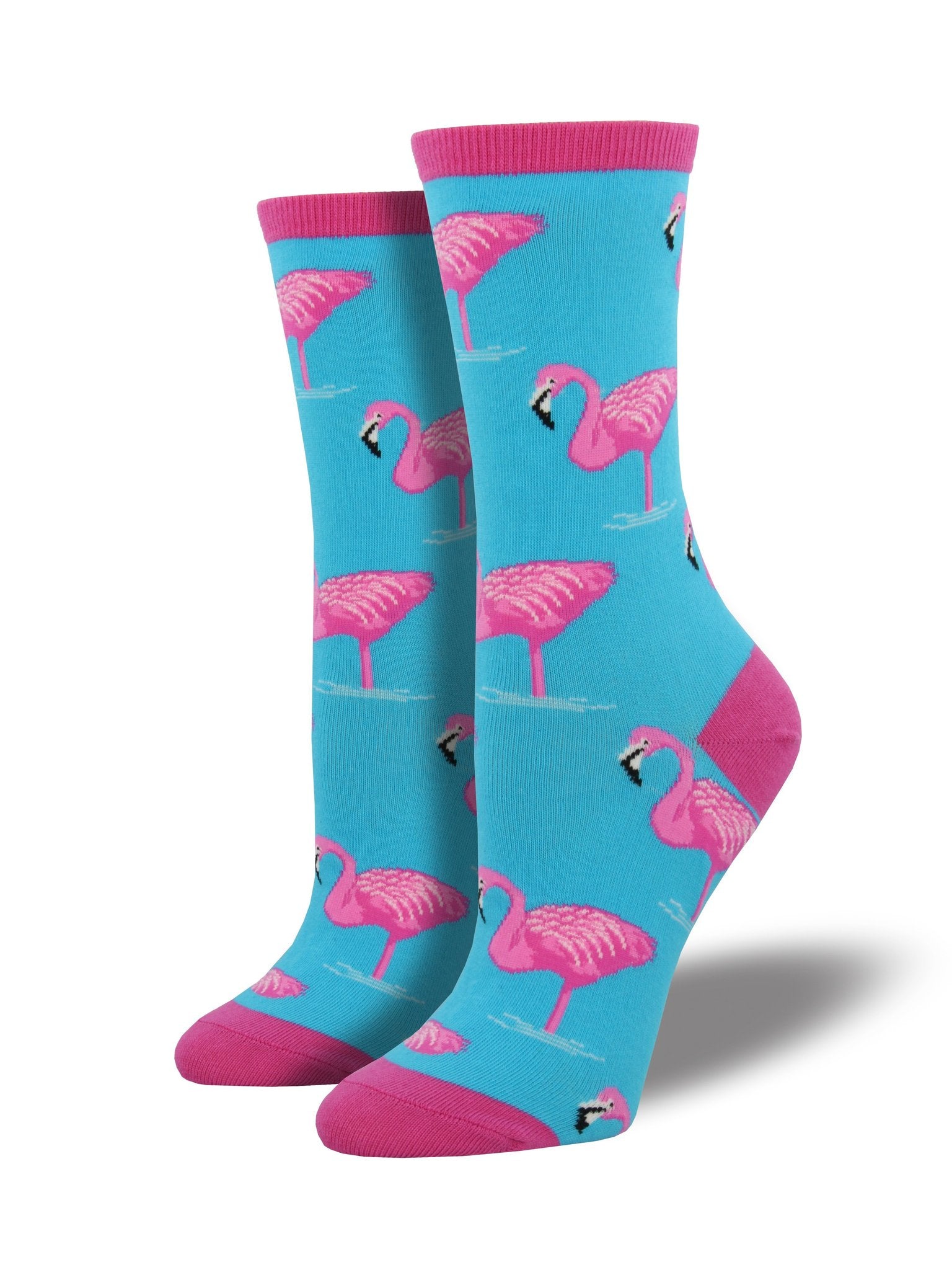 Socksmith Women's "Flamingo" Crew Socks