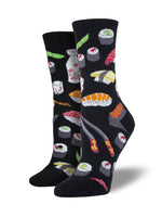 Load image into Gallery viewer, Socksmith Women&#39;s &quot;Sushi&quot; Crew Socks
